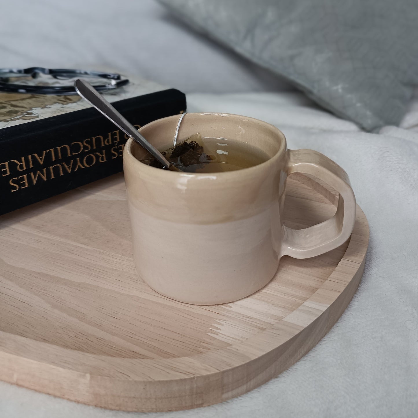 Mug artisanal beige