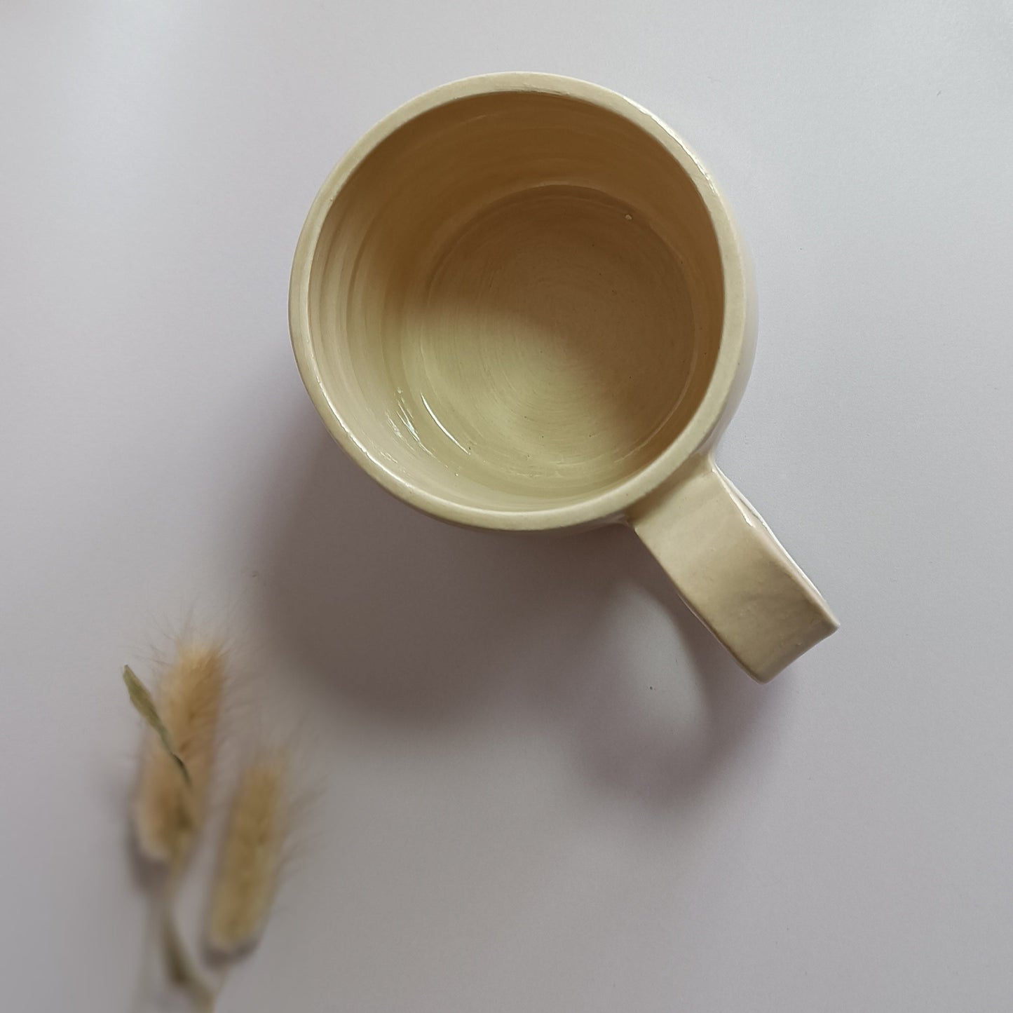 Mug beige artisanal