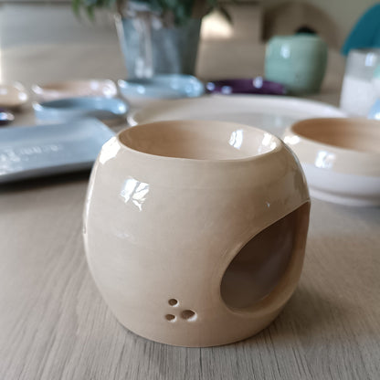 brûle fondant céramique beige